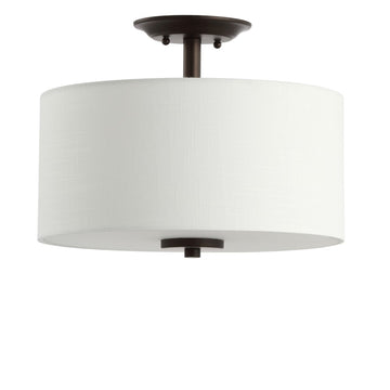Marc 15" Metal LED Semi-Flush Mount - JONATHAN Y